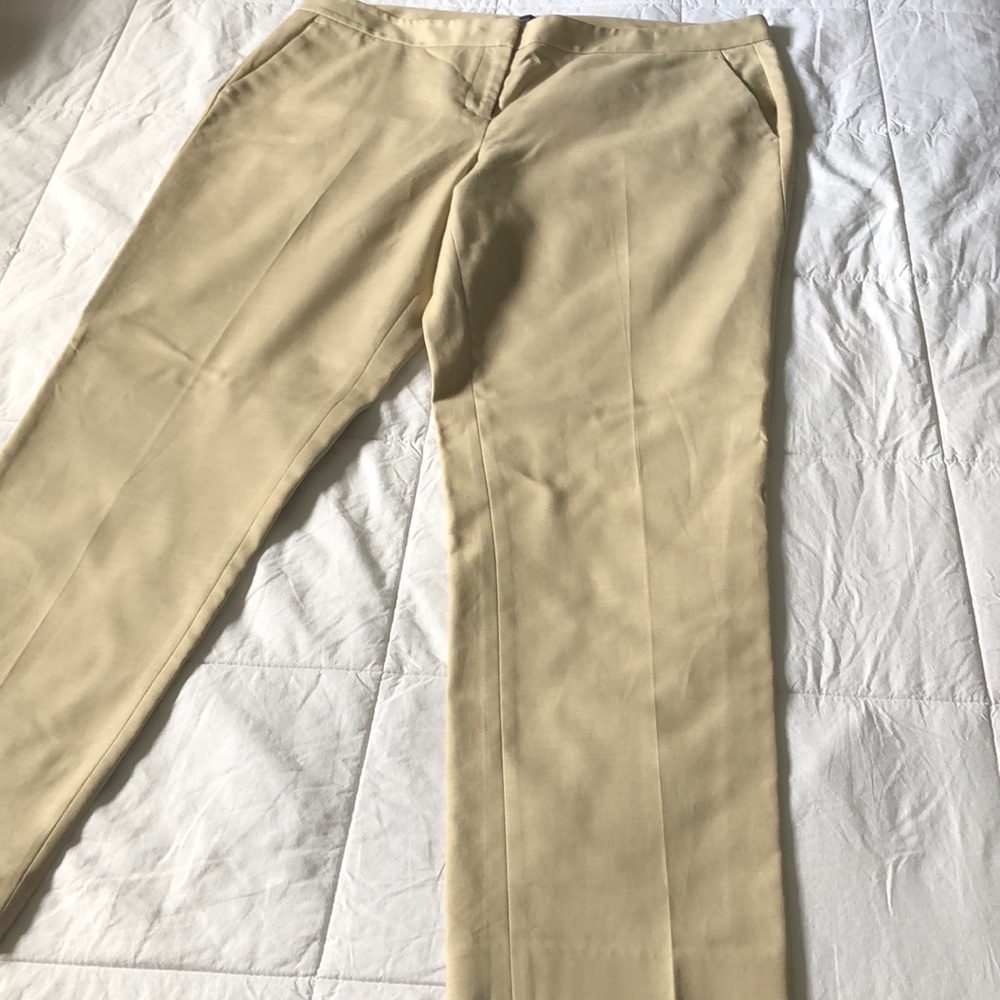 VINCE CAMUTO CREAM CASUAL PANTS - Picture 4 of 10